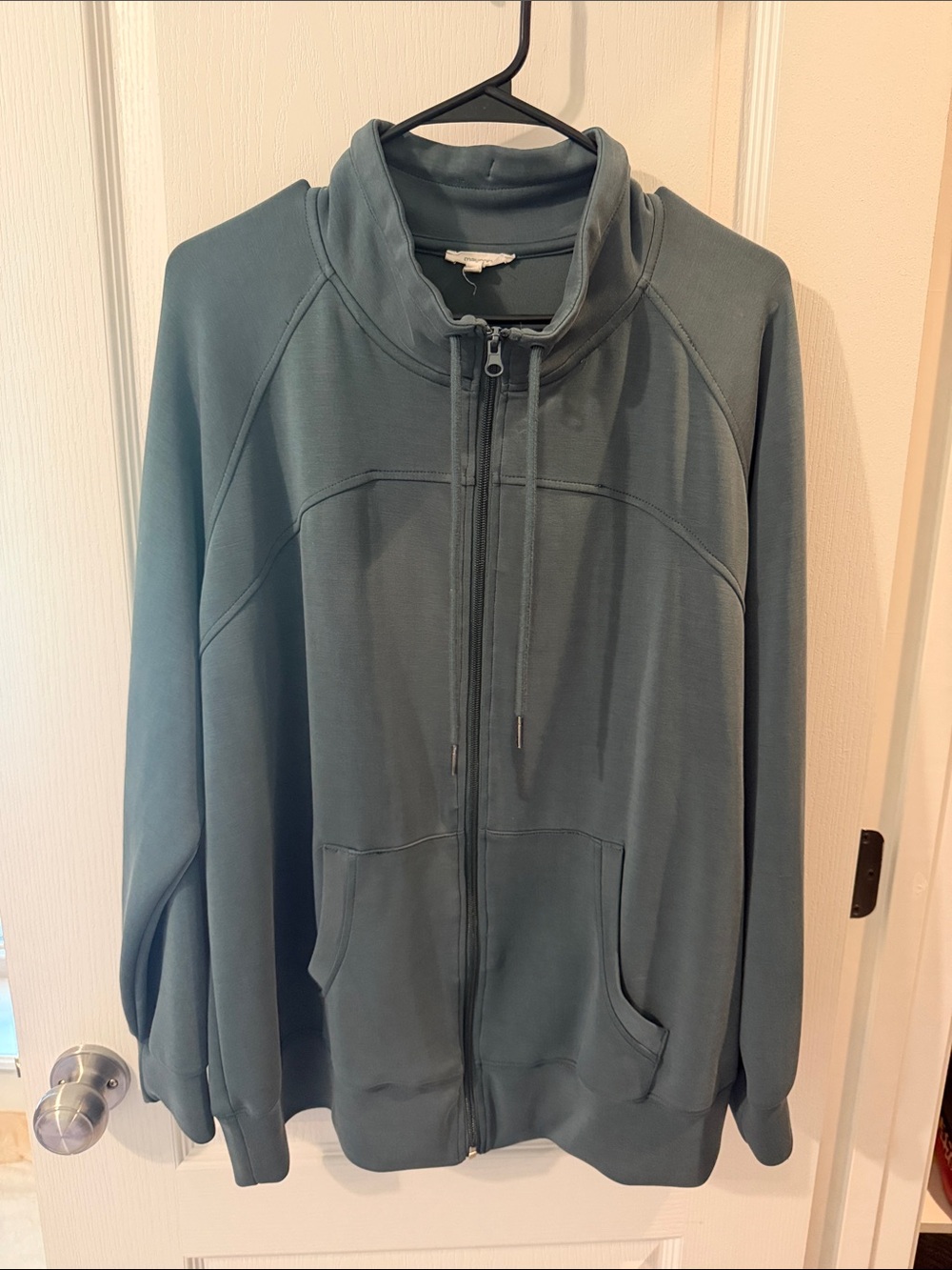 Maurices Olive Green Zip-up Sweater